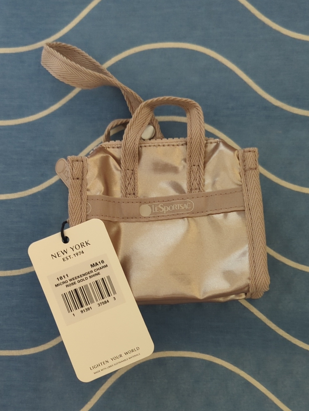 NWT LeSportsac Micro Weekender Charm